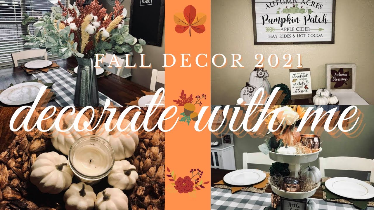 FALL DECOR 2021 | DECORATE WITH ME | FALL DECORATING | HOBBY LOBBY | COLLABORATION