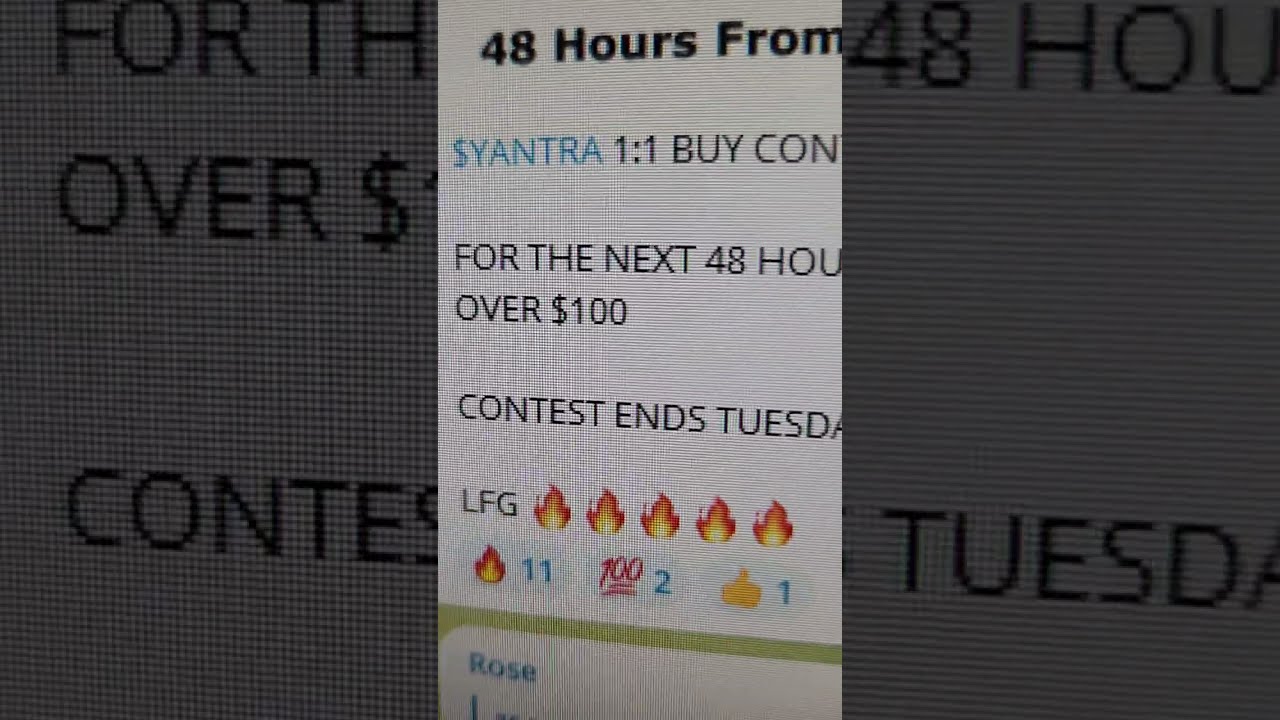 THIS is why you should enter the buy contest - Yantra!