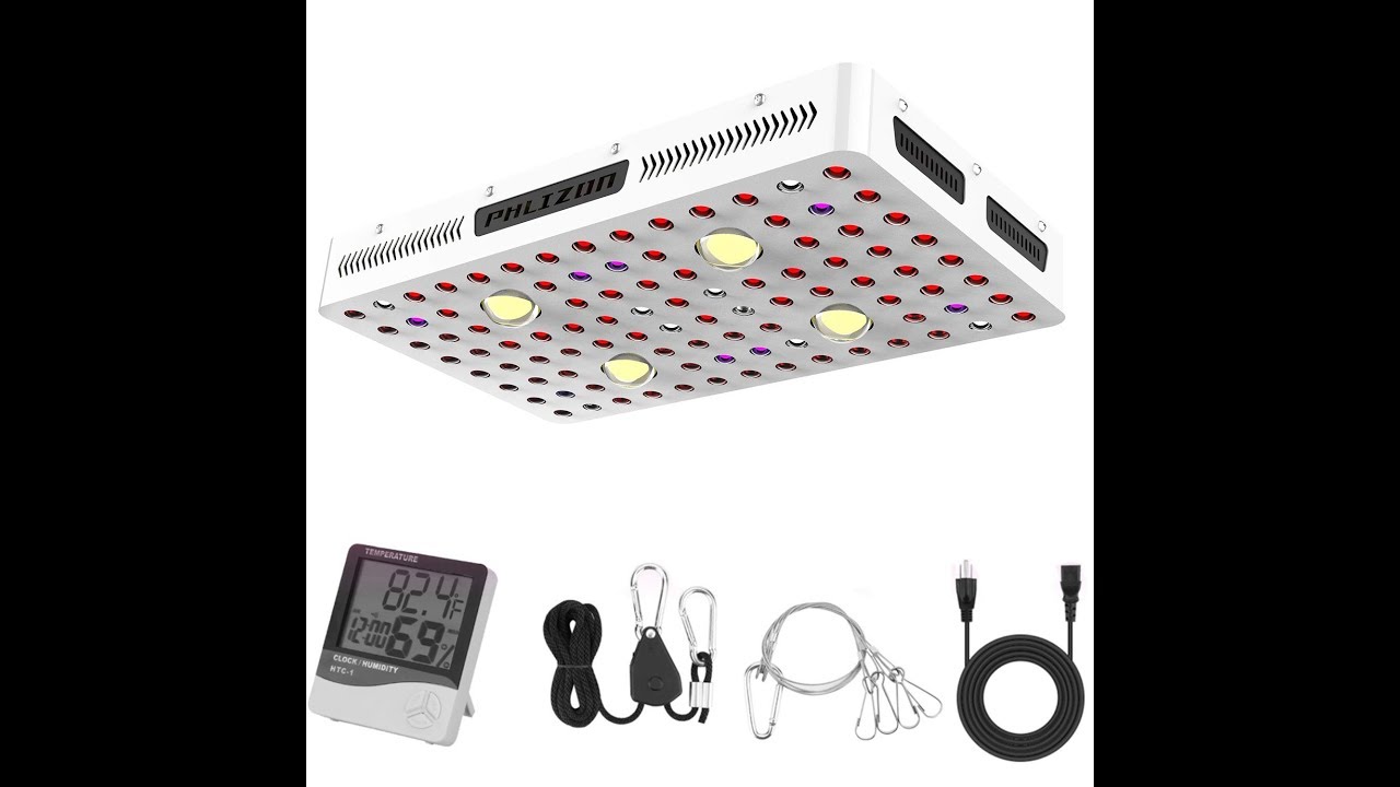 Best Review 2019: Phlizon Cree Cob Series 2000W LED Plant Grow Light