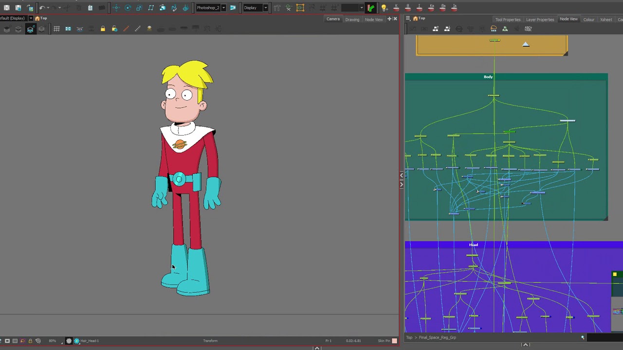 Final Space Character Walkthrough: Toonboom and Illustrator setup