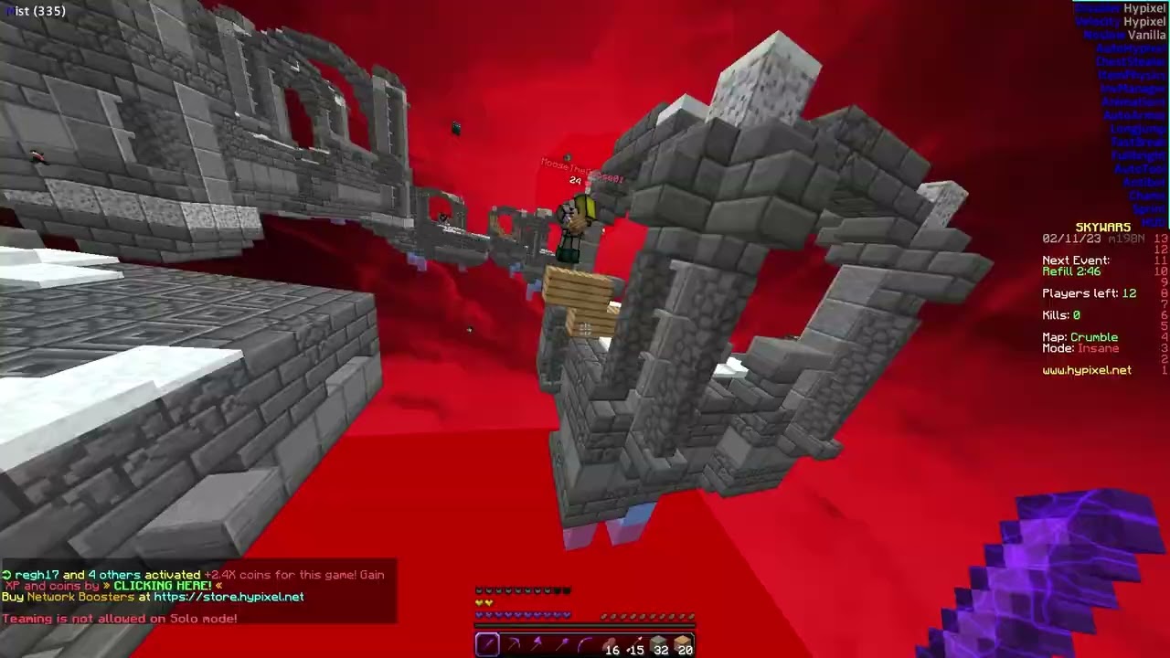 20 BLOCK HYPIXEL LONGJUMP IN 2023! (MIST CLIENT) || Chazed