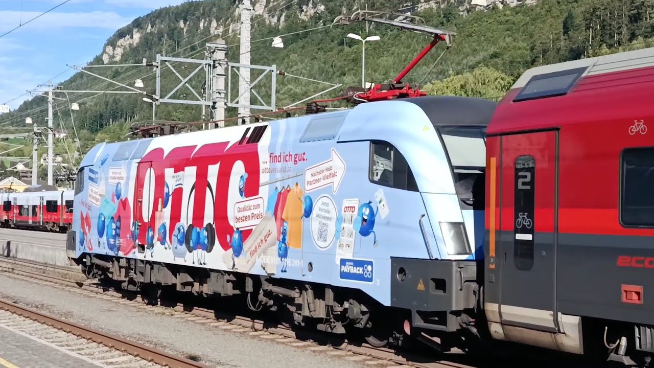 🇦🇹Otto Versand auf Schienen: 🚂🚃🚃Neue Werbelok ÖBB 1116 241 