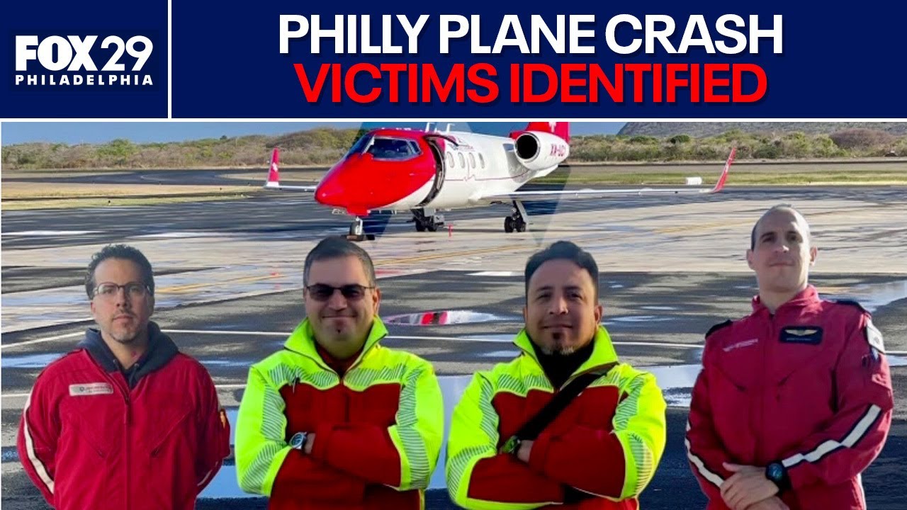 Philly plane crash: Victims aboard doomed medical plane identified