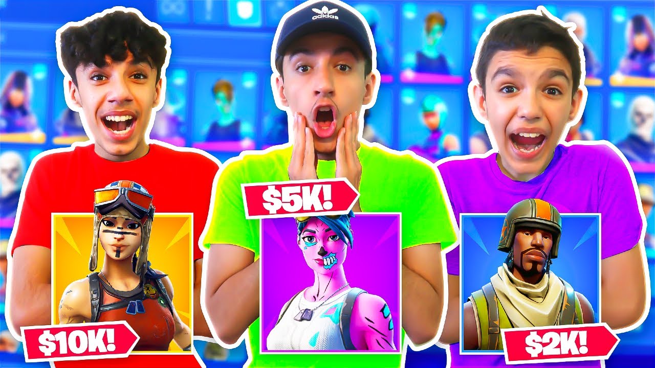 Brothers SHOWCASE Their RARE Expensive Fortnite Lockers! ($10,000)