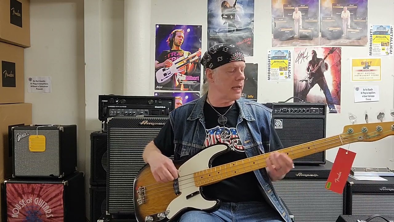 Fender '54 AV II Precision Bass demo.