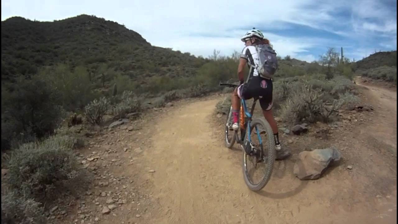 Riding the Cave Creek Cactus Classic trail through Spur Cross and Cave Creek Regional Parks
