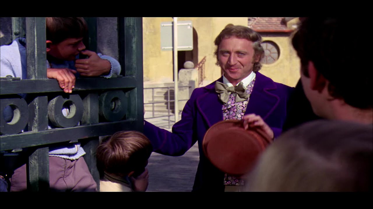 My husband challenged me to tell you about Willy Wonka and the Chocolate Factory