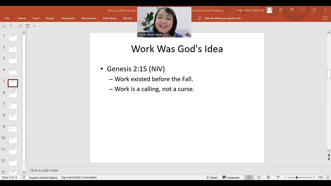 WORK AS WORSHIP | 12th Feb 2026
