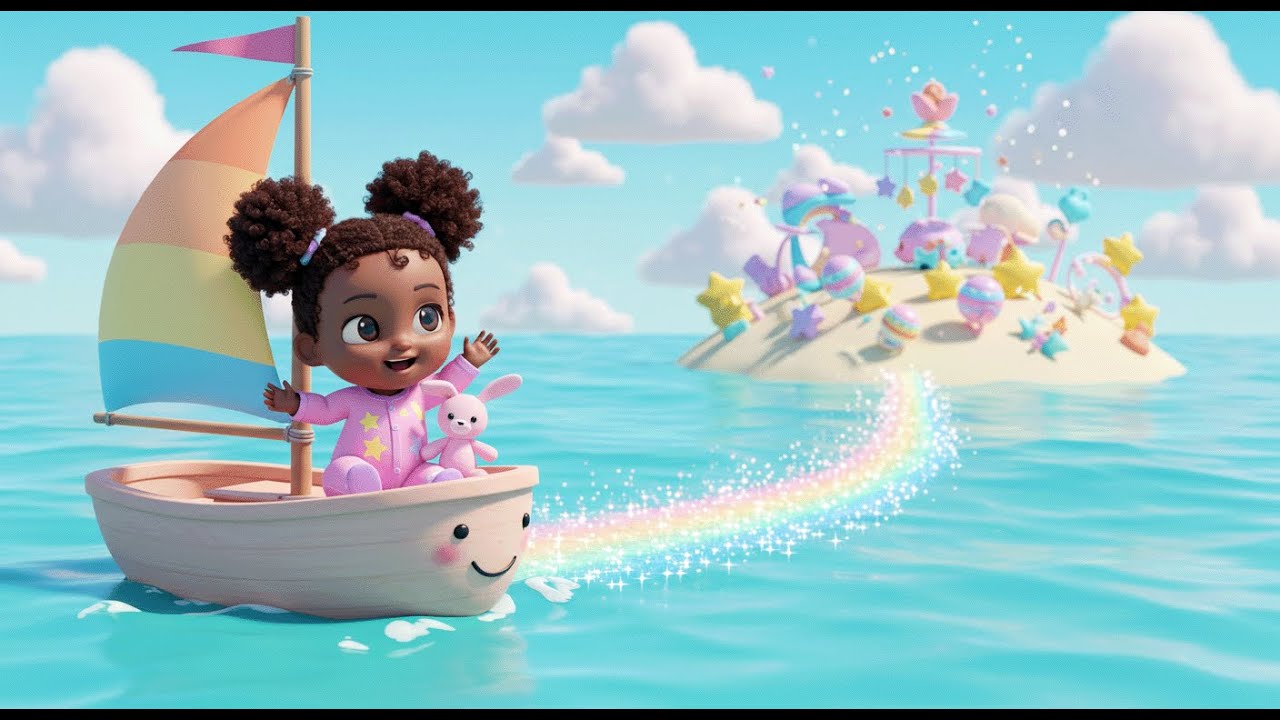 The Boat Goes Sailing To The Baby Land Lullaby | Sleep Music for Babies ⛵