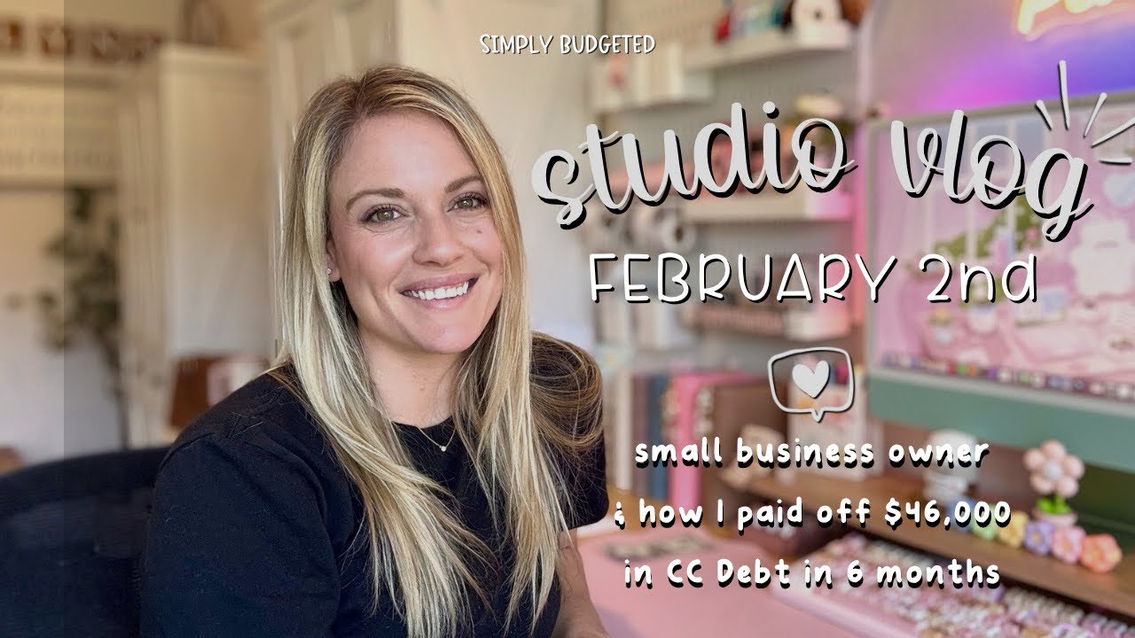 ✨ A Day in My Small Business Studio | Packing Orders, Creating Products & Paying Off $46K in Debt