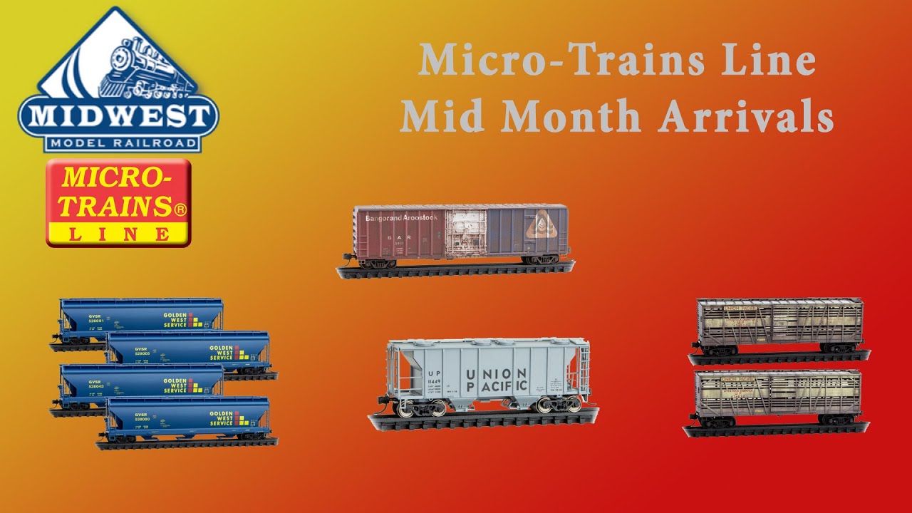 Mid Month March Micro-Trains Line Arrivals
