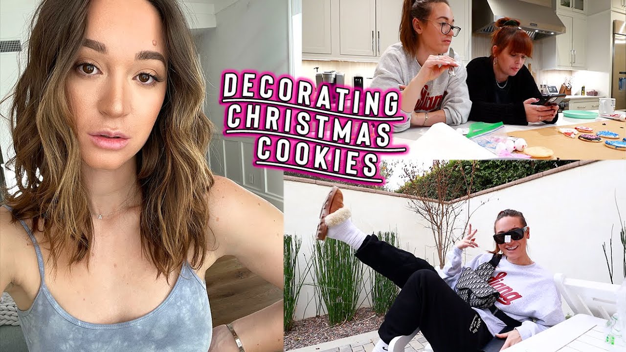 decorating christmas cookies + presents!! vlogmas day 23