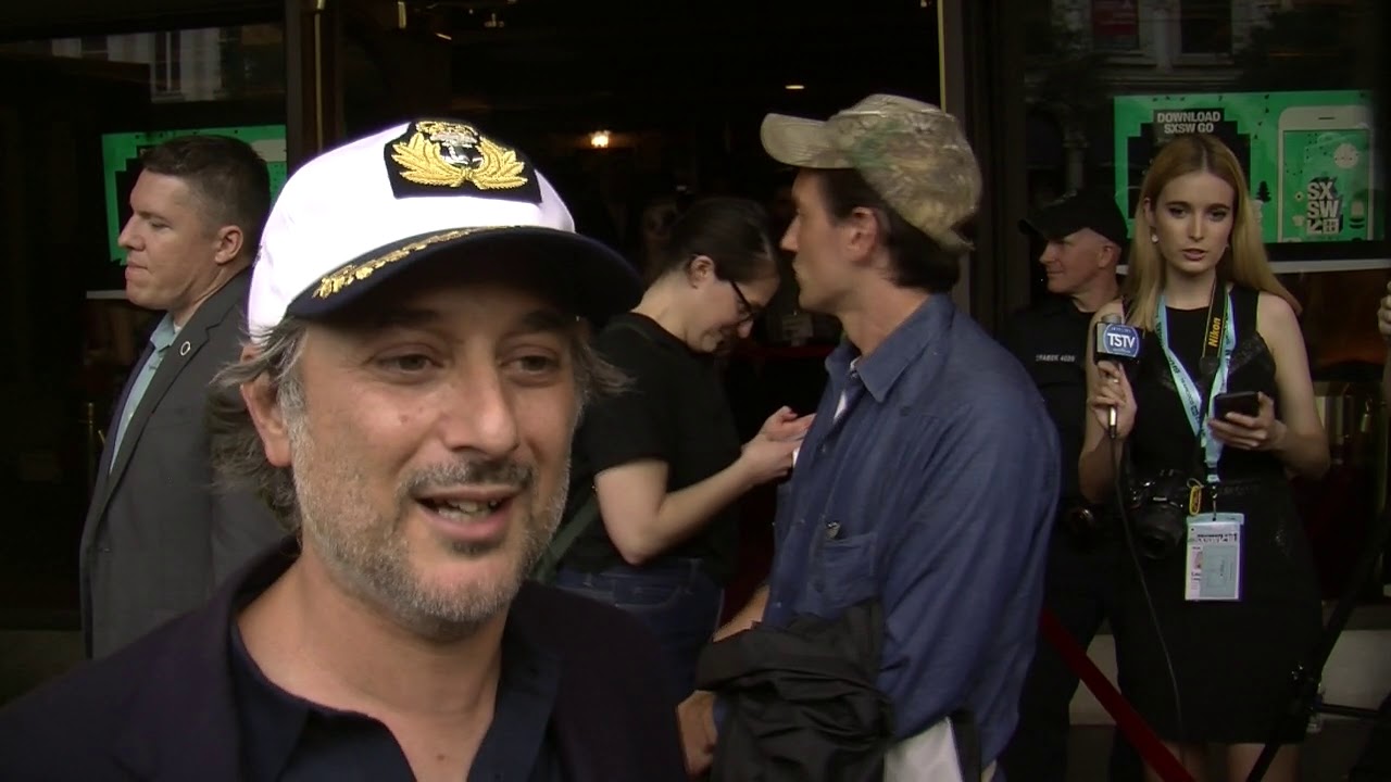 Director Harmony Korine on the Beach Bum red carpet at SXSW 2019!