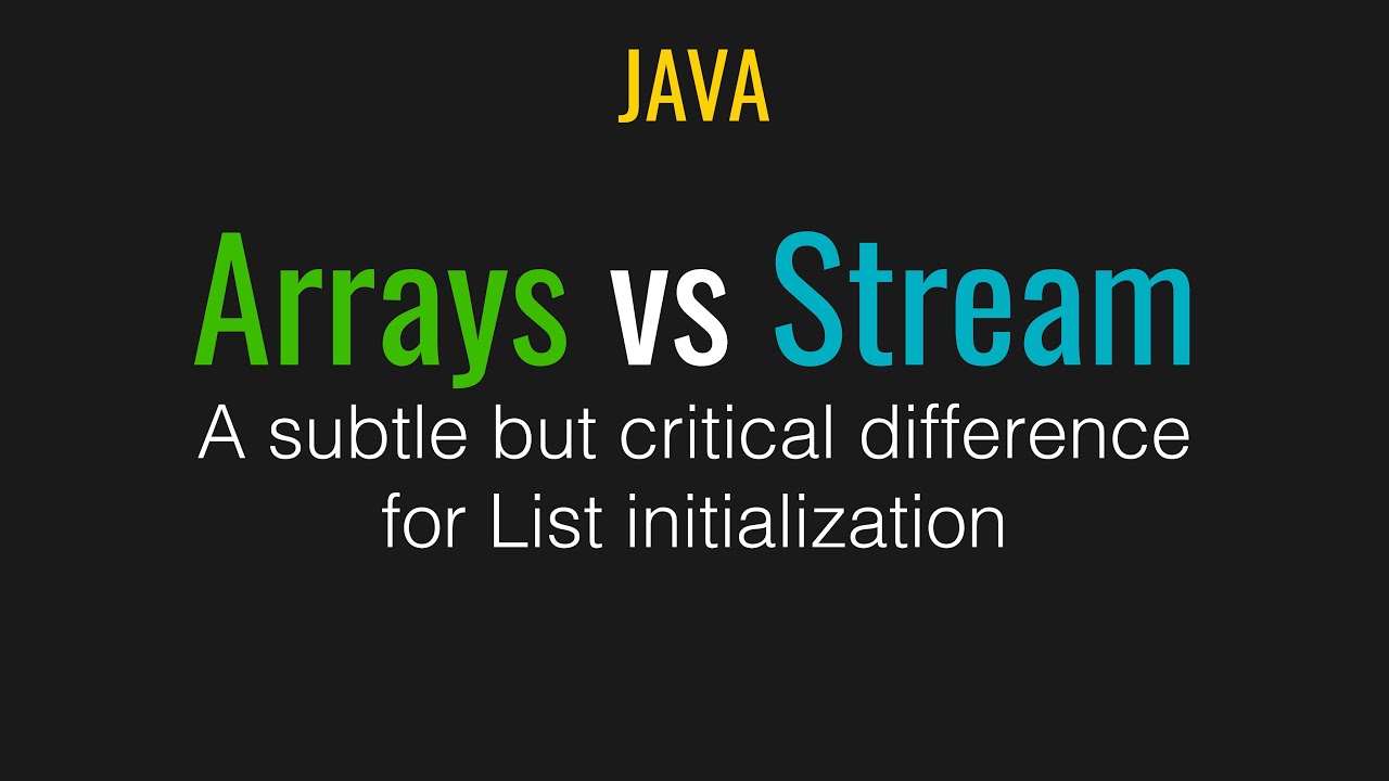 Lists Initialization