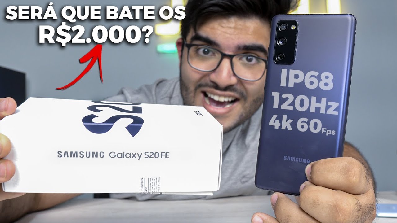 CHEGOU! Galaxy S20 FE! O sucessor de RESPEITO do Galaxy S10 Lite! e já está BEM MAIS BARATO! 😍😍