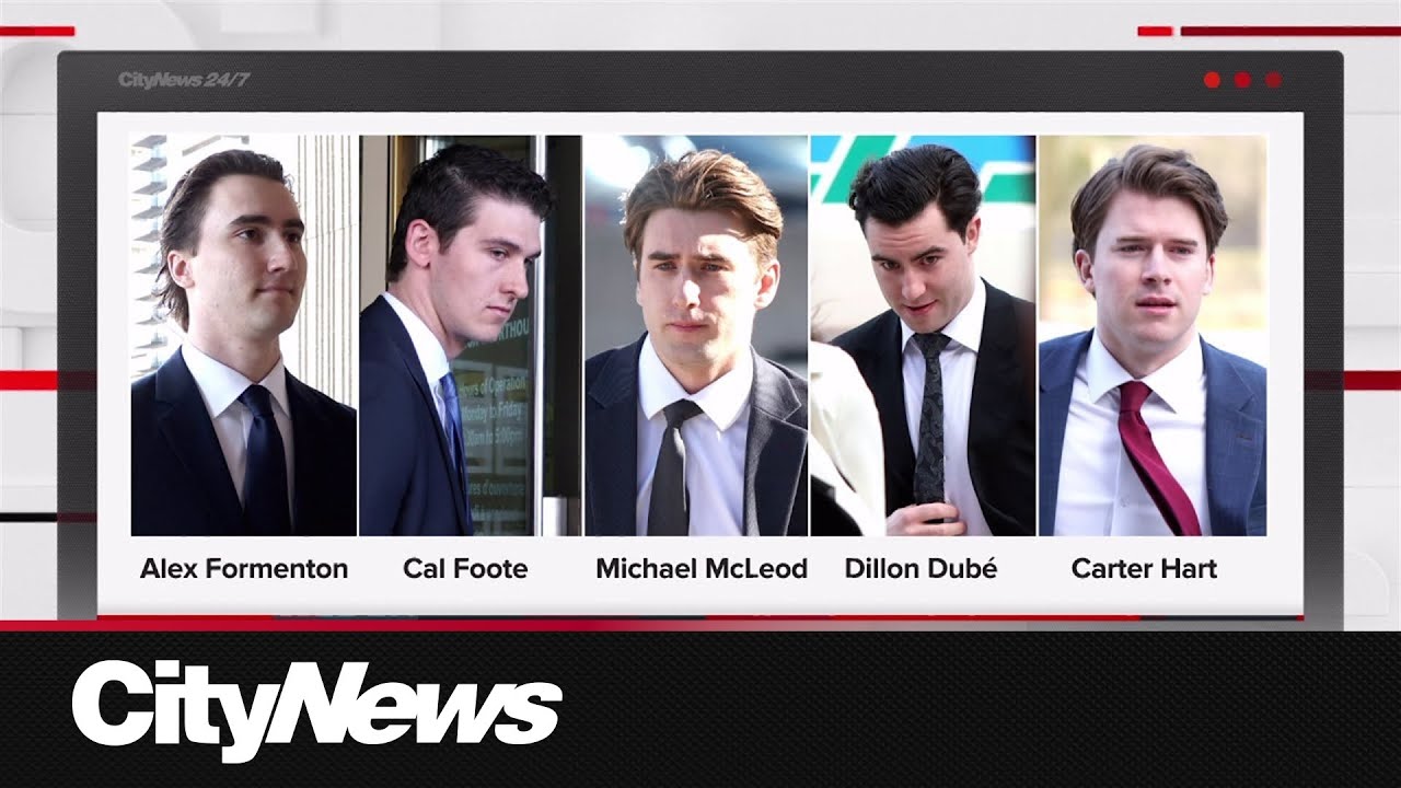 Hockey players' sex assault trial paused after first NHL player testifies