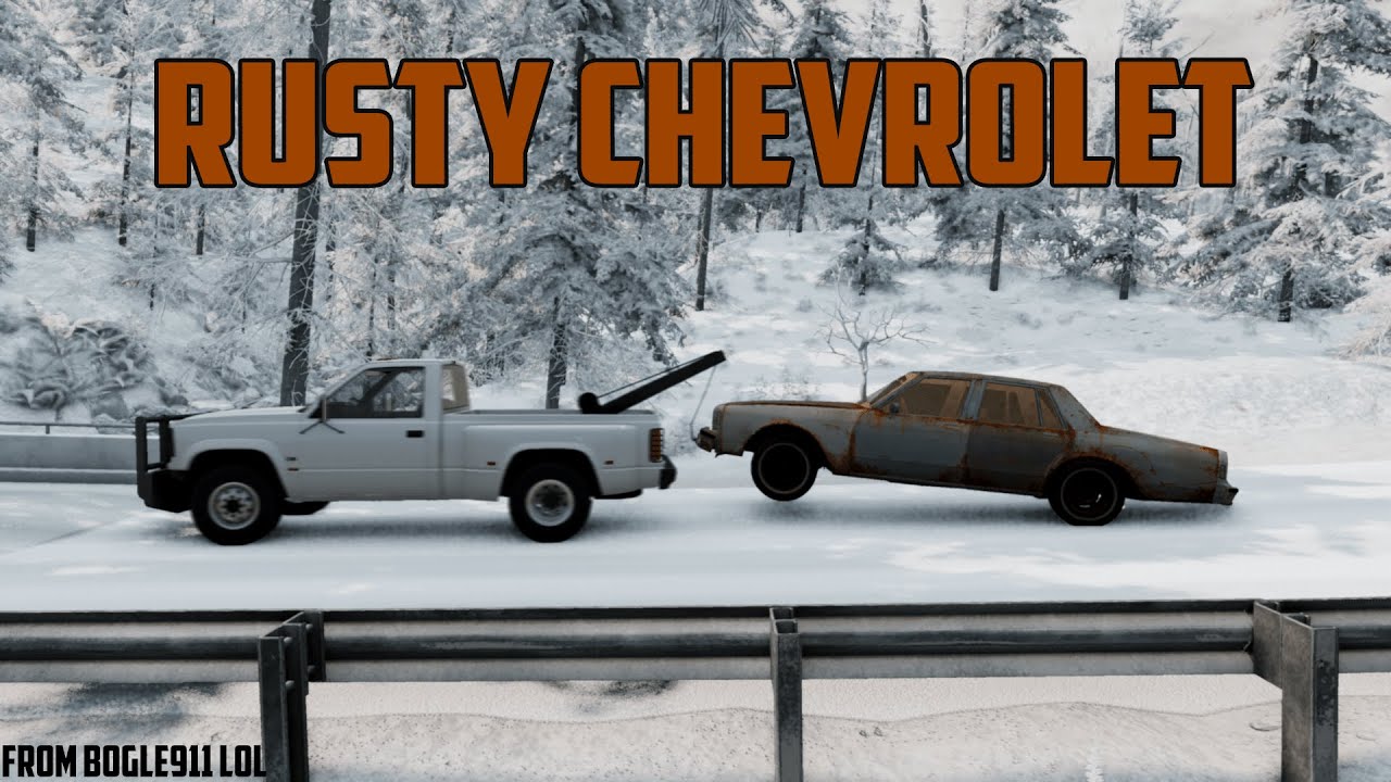 Ржавый Шевроле, но он есть в BeamNG.drive