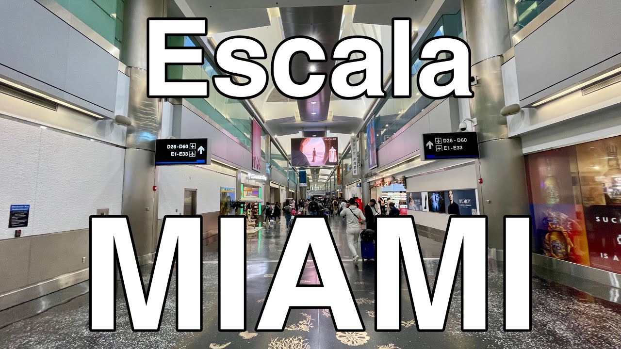 Vuelo en conexión ✈️ Aeropuerto Miami