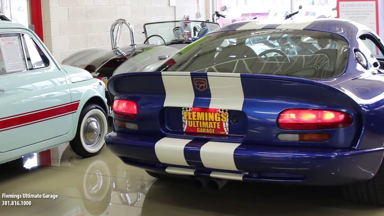 '97 Dodge Viper GTS for sale with test drive, driving sounds, and walk through video