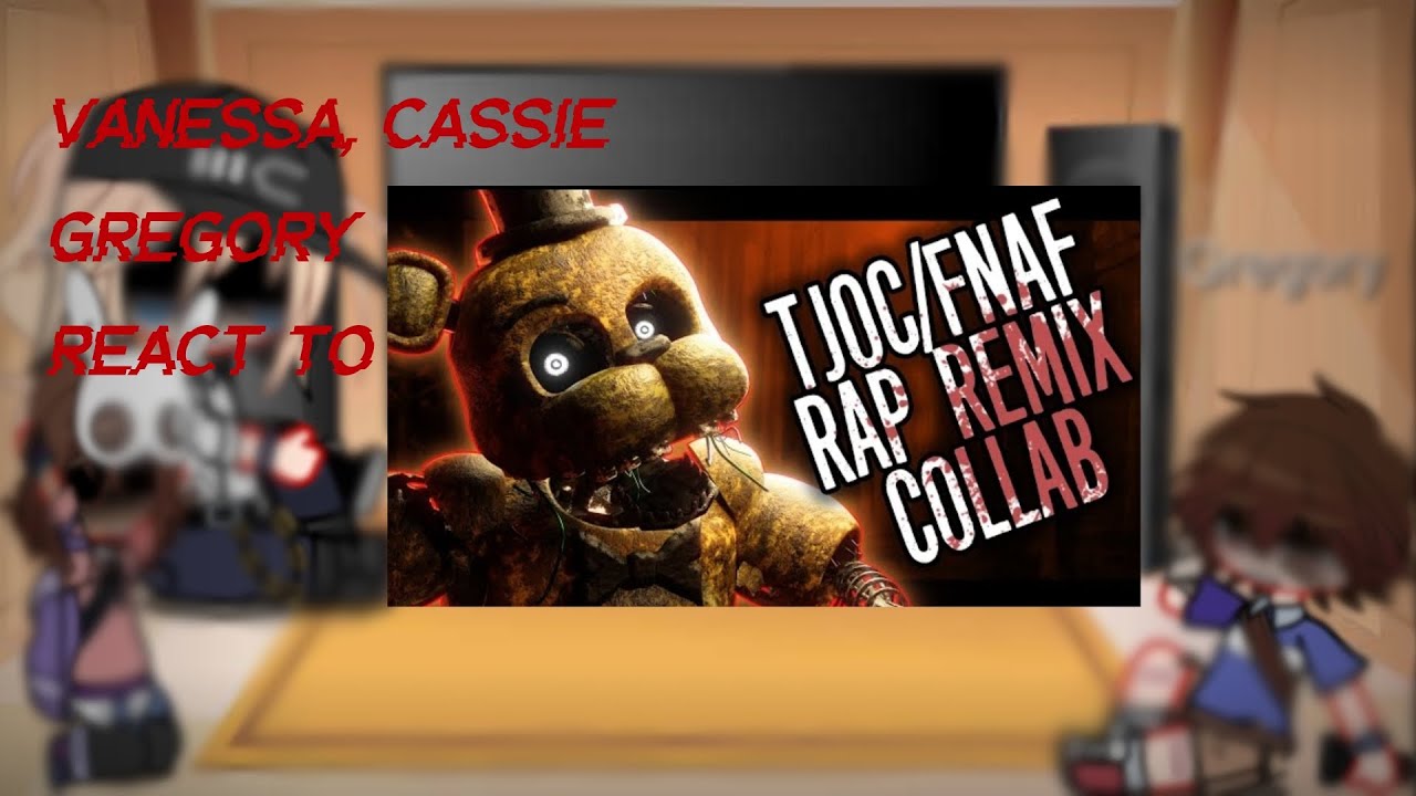 TJOC/FNAF REMIX RAP COLLAB #reaction #fnaf