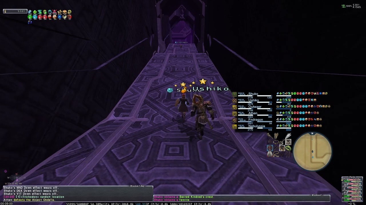 FFXI Sortie 2nd Run: Whm/Sch Some Meleeing! Full Group