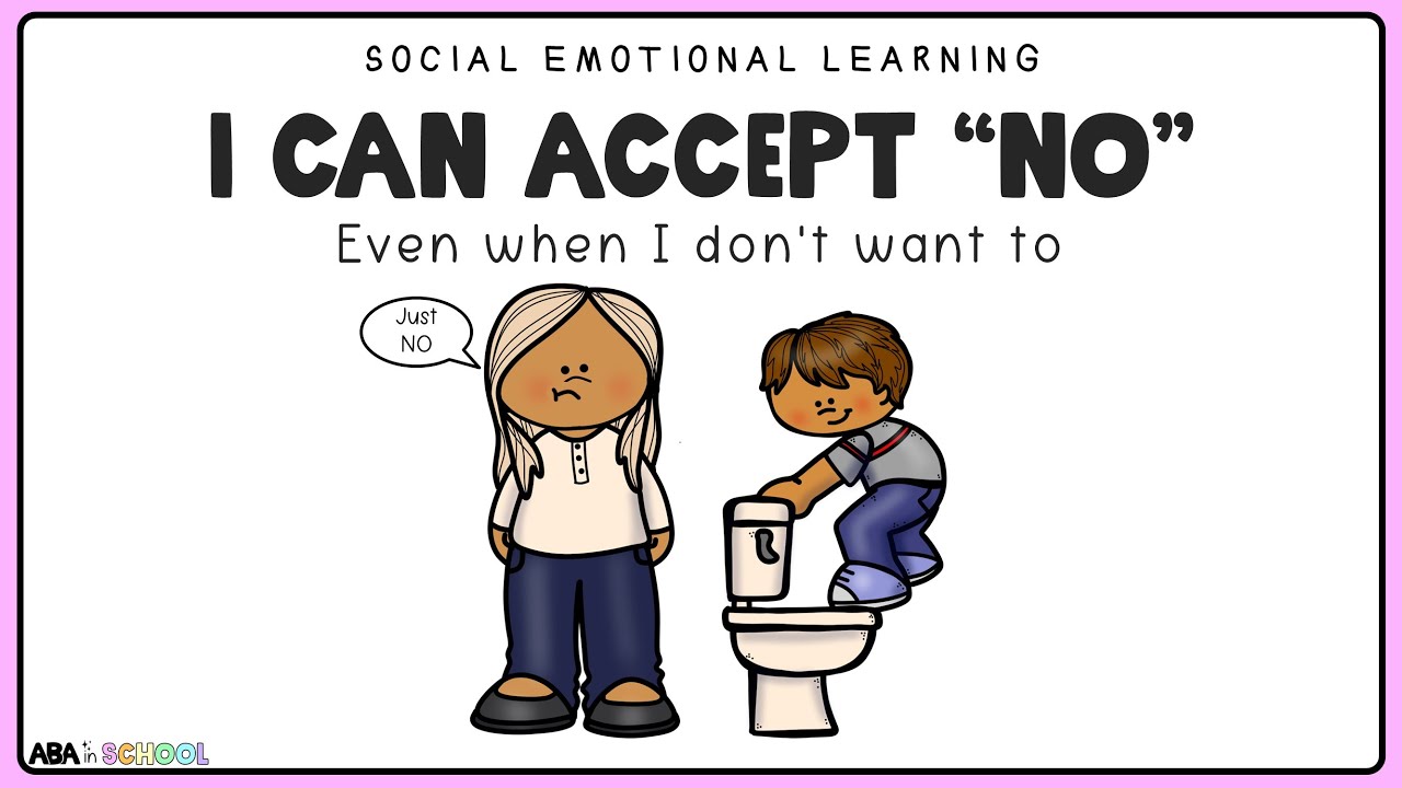 Accepting NO Social Story Emotional regulation social stories