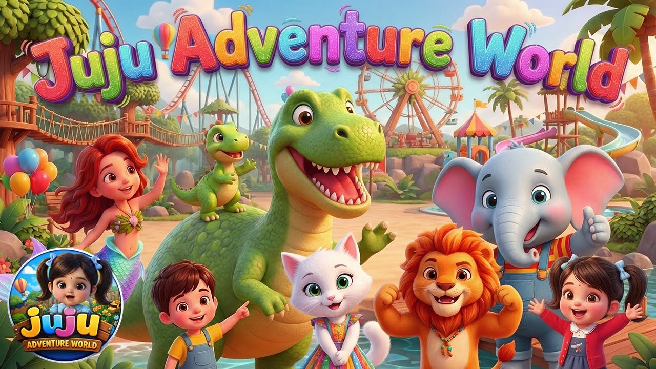 Fun Adventure Journey for Kids❤️ | Nursery Rhymes & Songs #KidsSongs #JujuAdventure #NurseryRhymes
