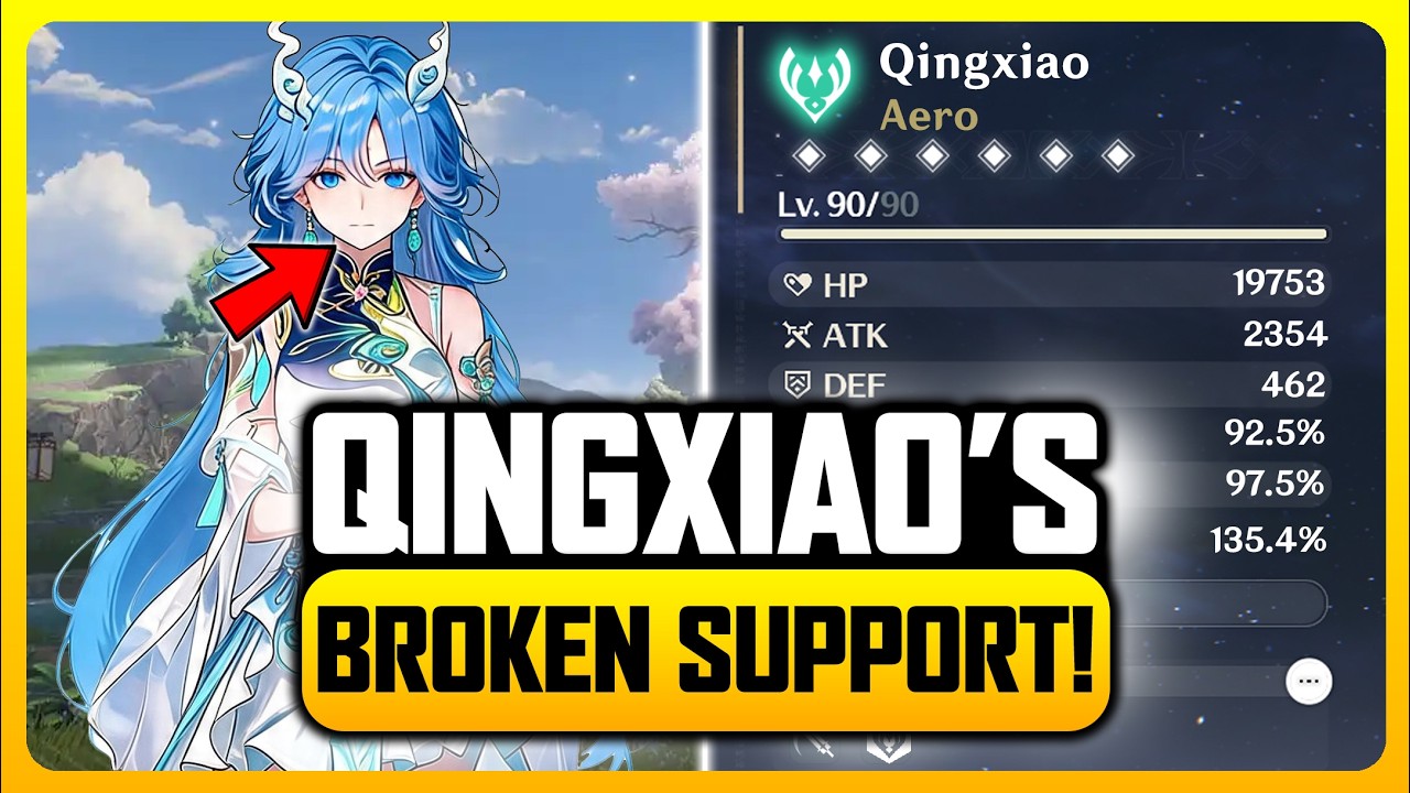 QINGXIAO BEST TEAM BUILD & MOST BROKEN SUPPORT | WUWA 3.6, Qingxiao WUWA, WUWA Qingxiao, WUWA