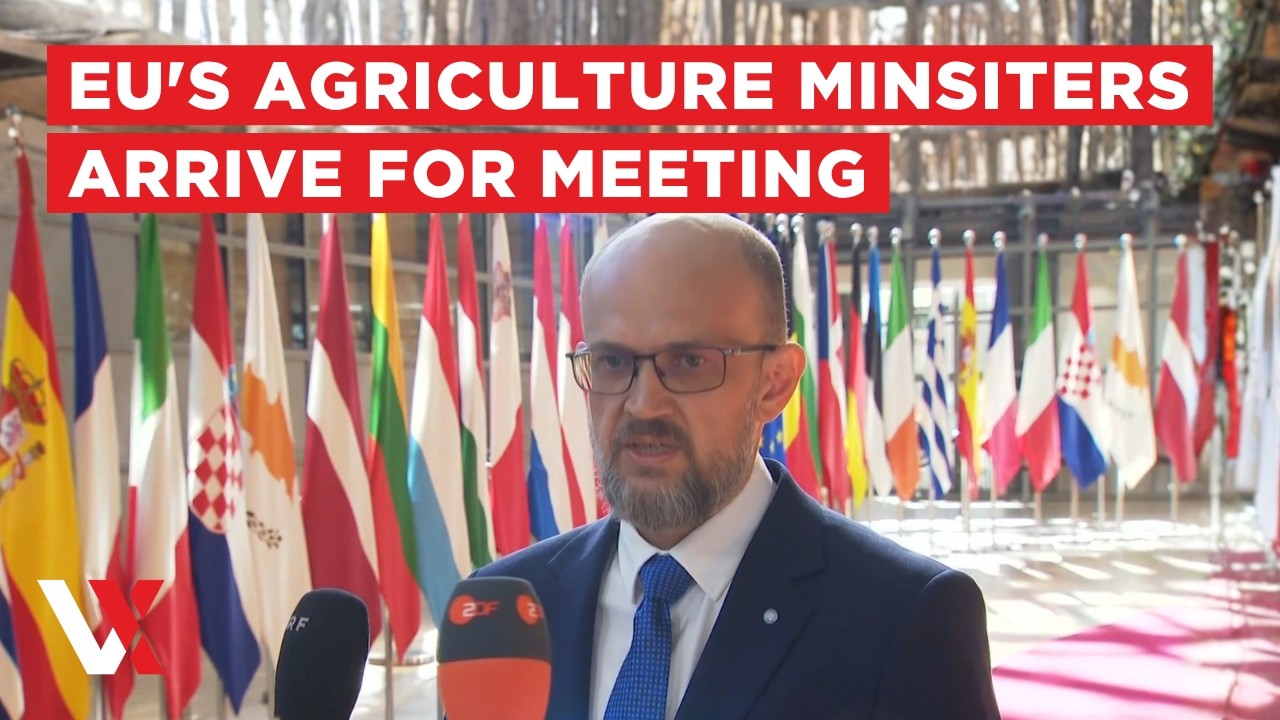 LIVE | EU Agriculture Ministers Convene For Council Talks On European Farm Policy | VERTEX