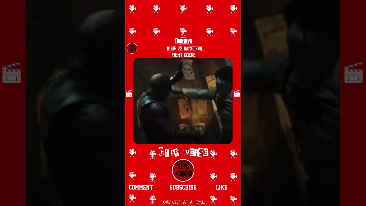 Daredevil vs Muse  hand to hand combact - Daredevil Born Again