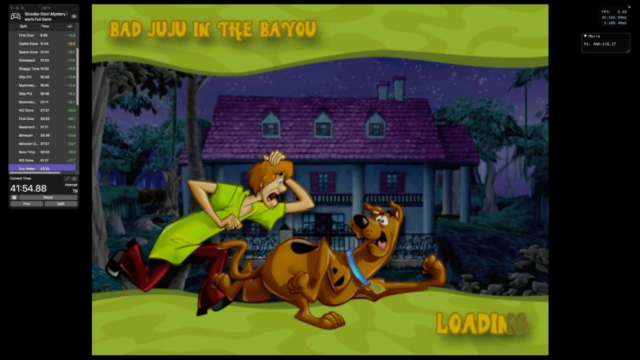Scooby-Doo! Mystery Mayhem: Any% - 1h 9m 39s w/o loads - World Record!!