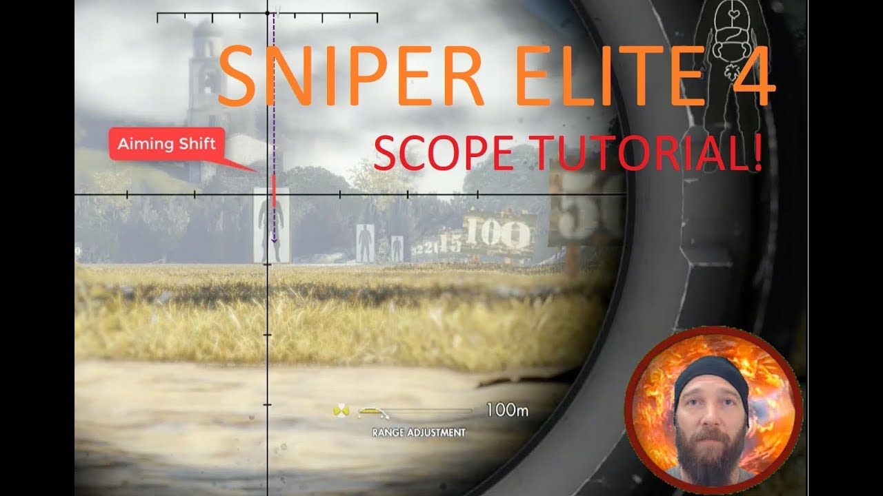 Hands down the Best Sniping Tutorial Wind/Distance  (demo in Sniper Elite 4) PG-rated
