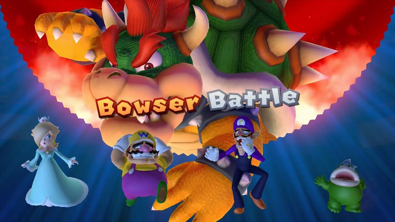 Mario Party 10 Bowser Party #325 Rosalina, Wario, Waluigi, Spike Whimsical Waters Master Difficulty
