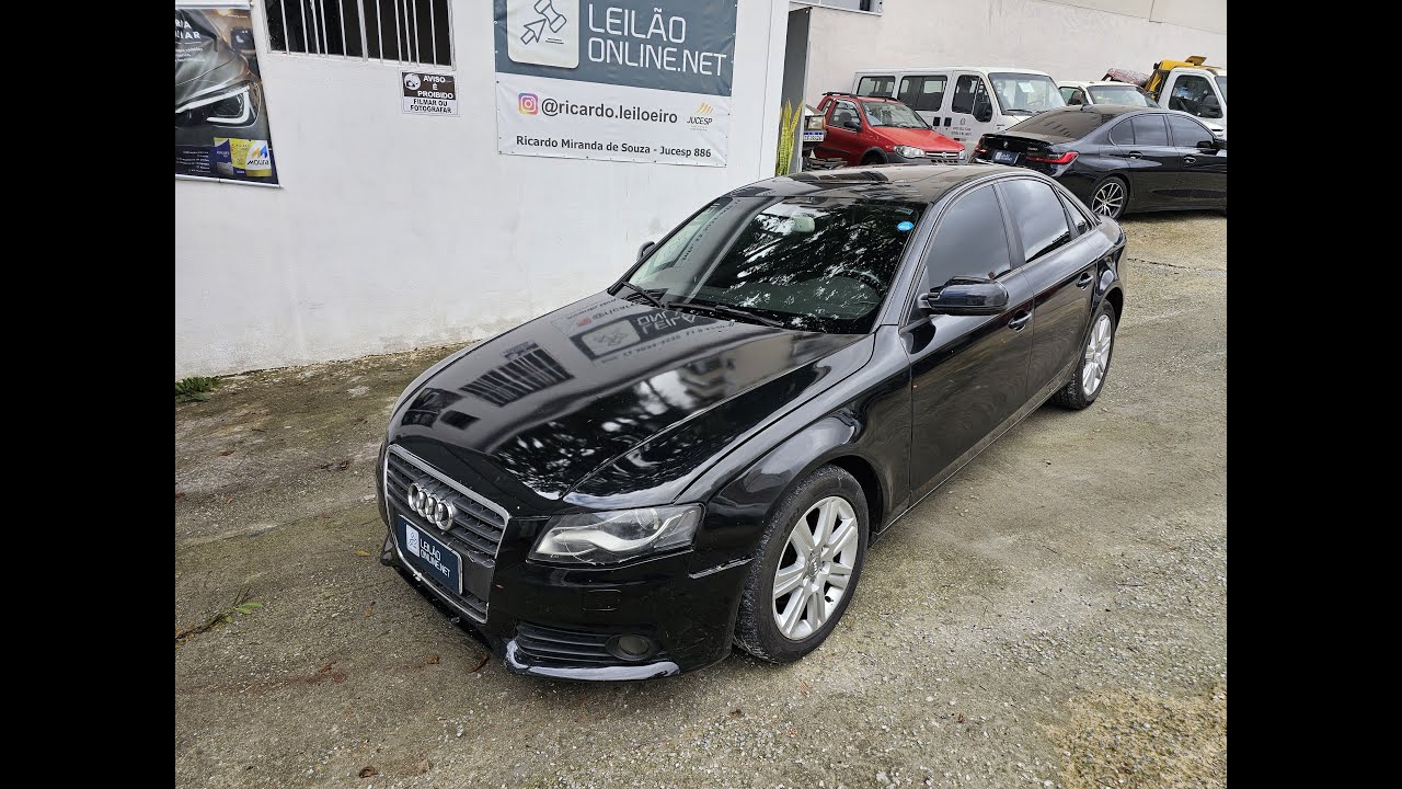 I/AUDI A4 2.0T 180HP; 2011/2011; PRETA; GASOLINA