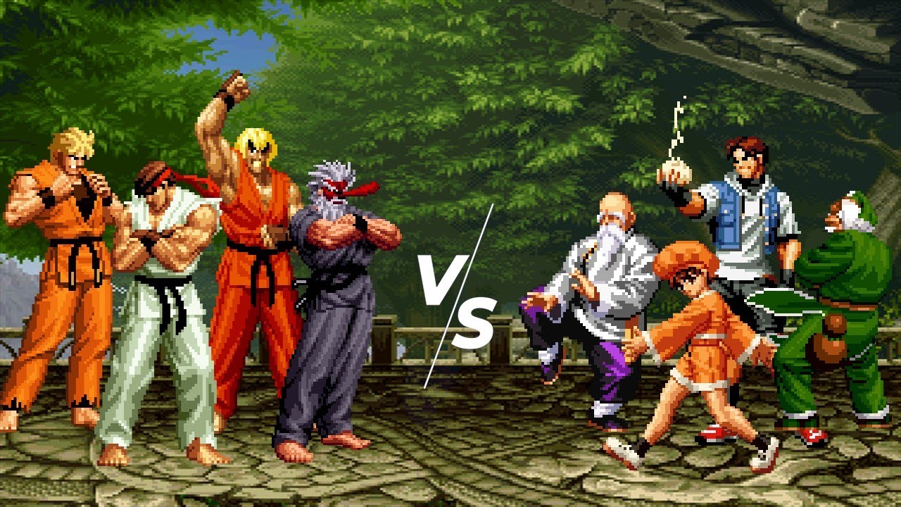 Karate Team vs Kung Fu Team [Kof2002 Mugen]