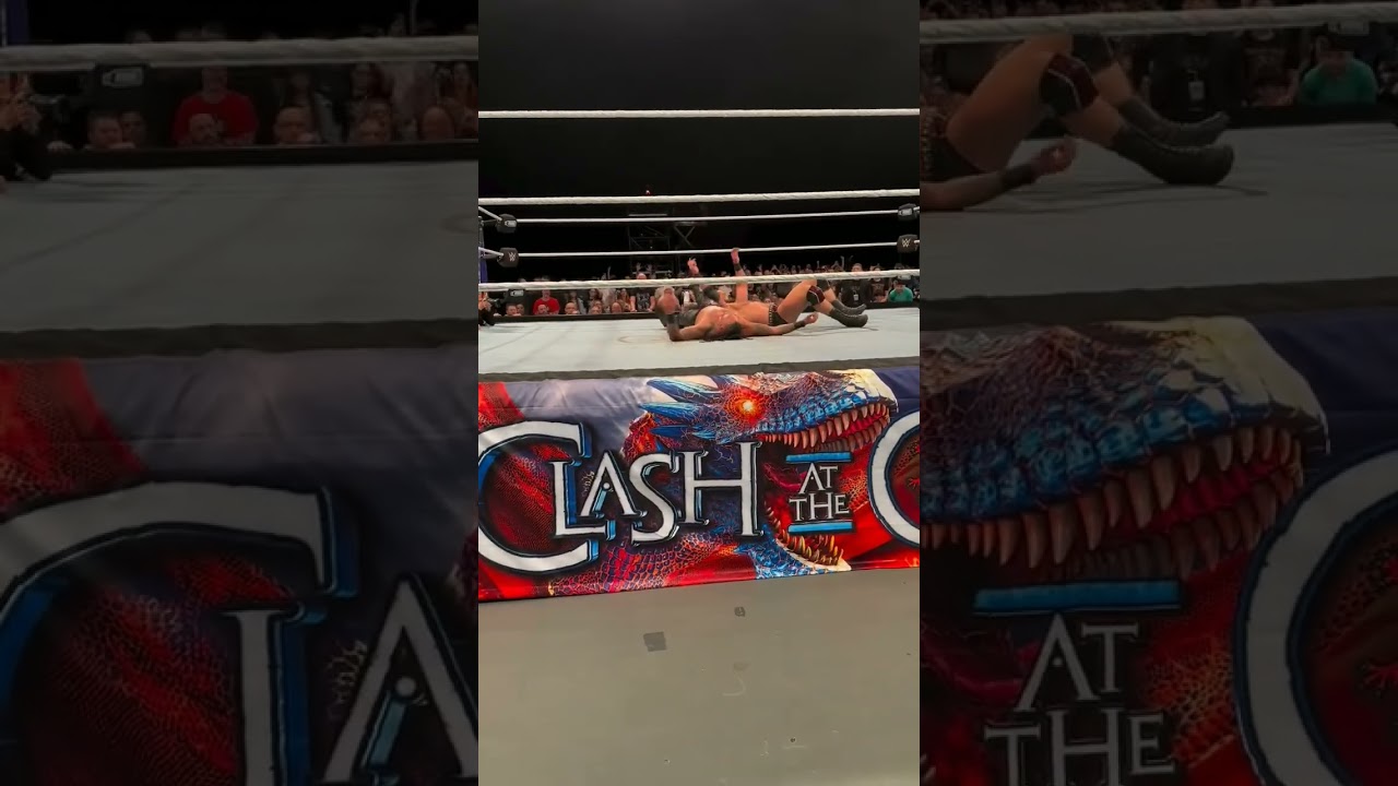 Drew McIntyre Gives Claymore Kick To Damian Priest At WWE Clash At The Castle 2024