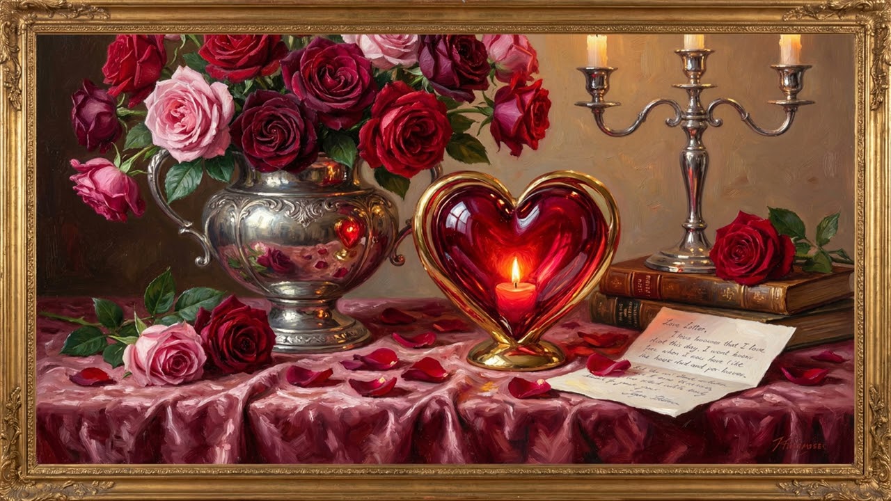 Monet-Style Valentine’s Day Screensaver