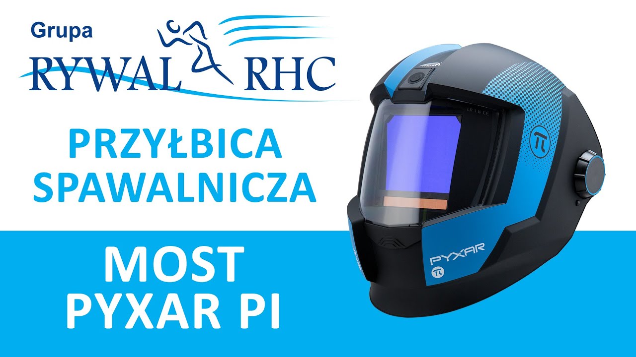 Przyłbica spawalnicza MOST PYXAR PI / Ochrona wzroku i głowy przed spawaniem / Filtr spawalniczy