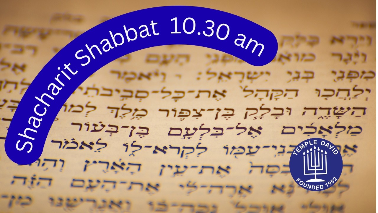 10.30 am Shacharit Shabbat -  14 March 2026