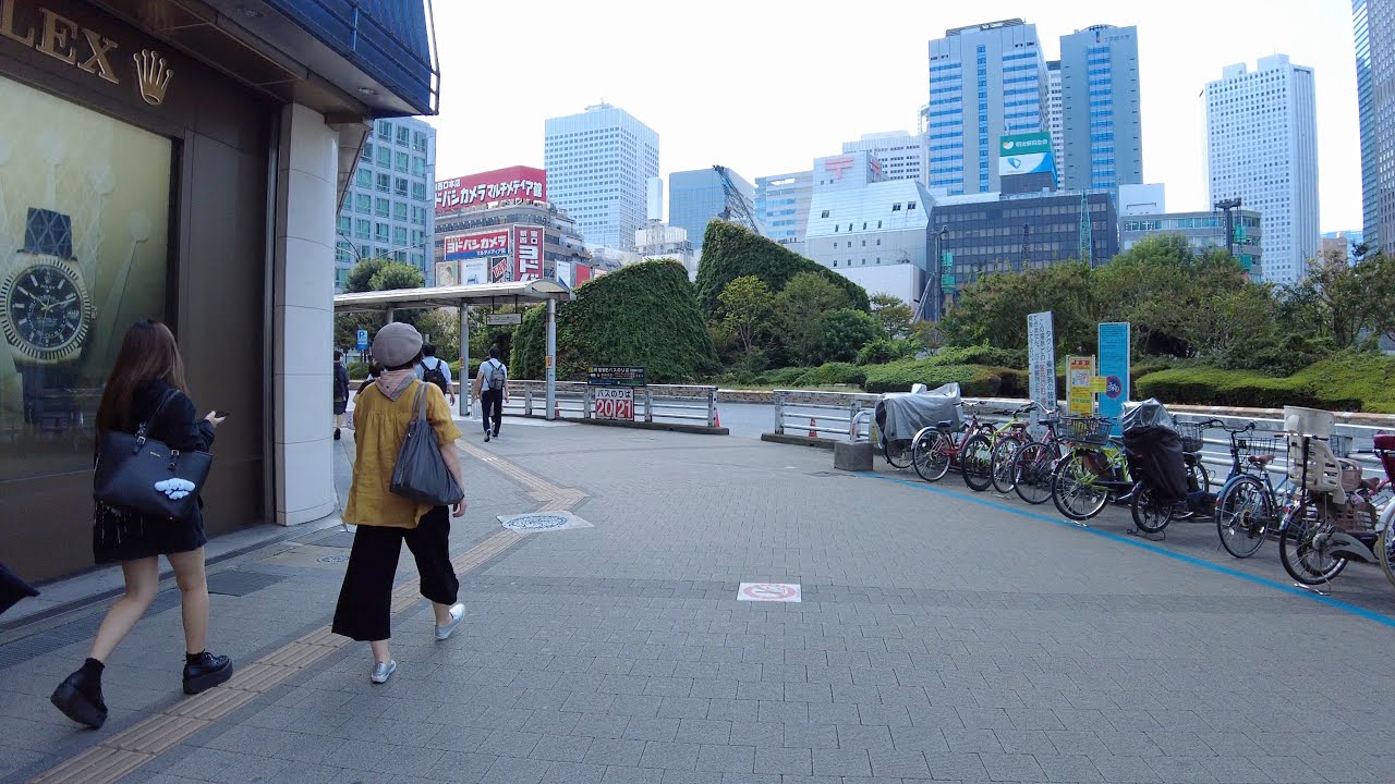 【4K】新宿西口から都庁まで散歩 Walk on Shinjuku in Tokyo【2021】