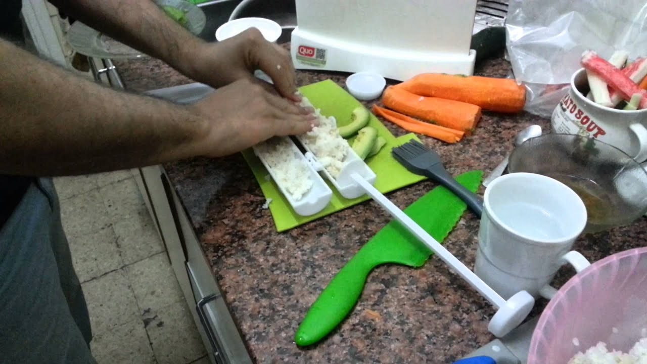 Probando el SushiMatic de Quo Productos
