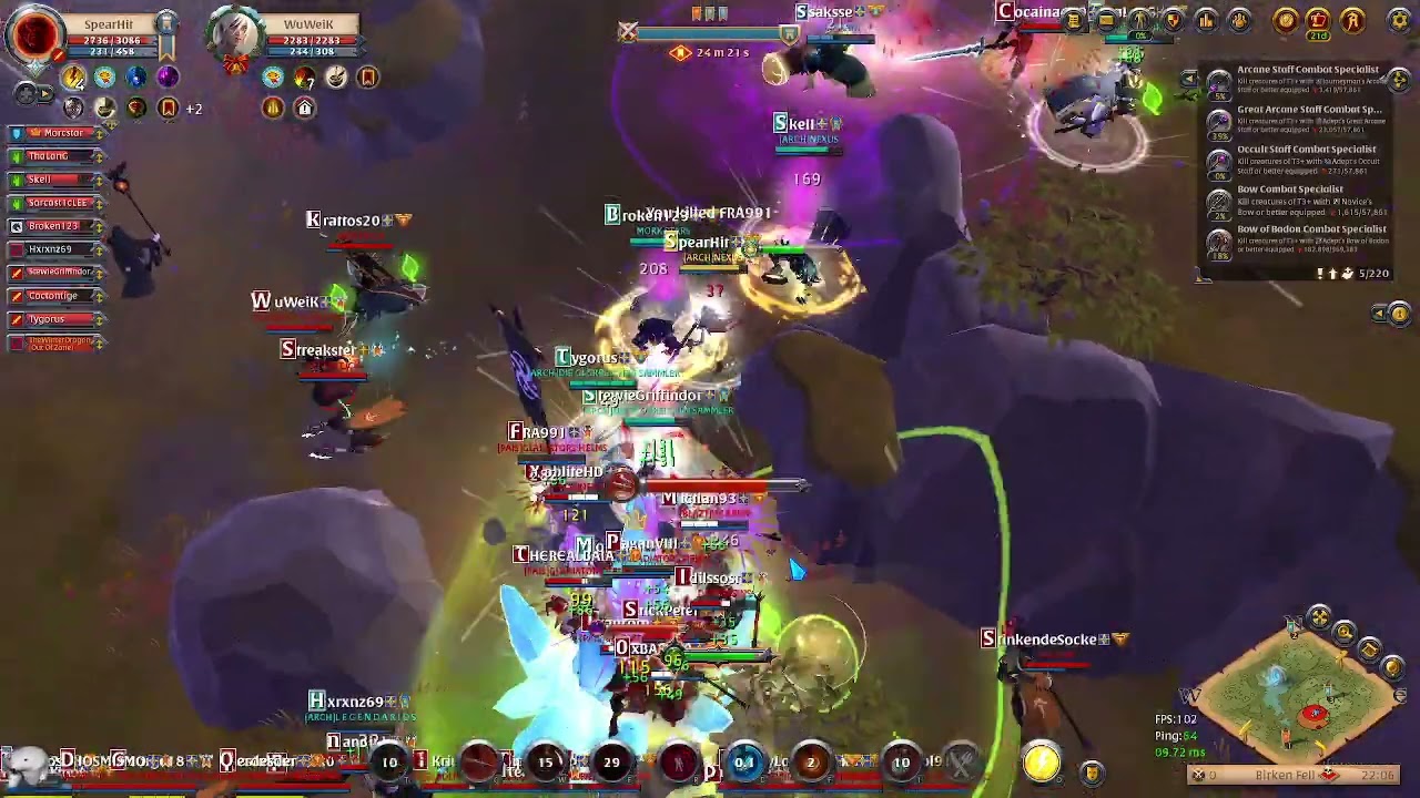12 Martlock vs 100 Bridgewatch (Red Zone bandit event).