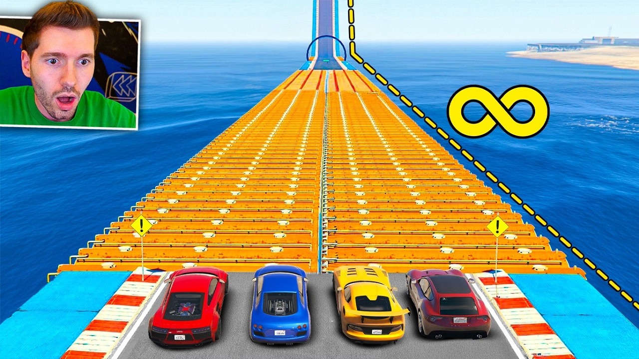 GTA V Online: VAI E VOLTA em um CHÃO INFINITO de GASOLINA!