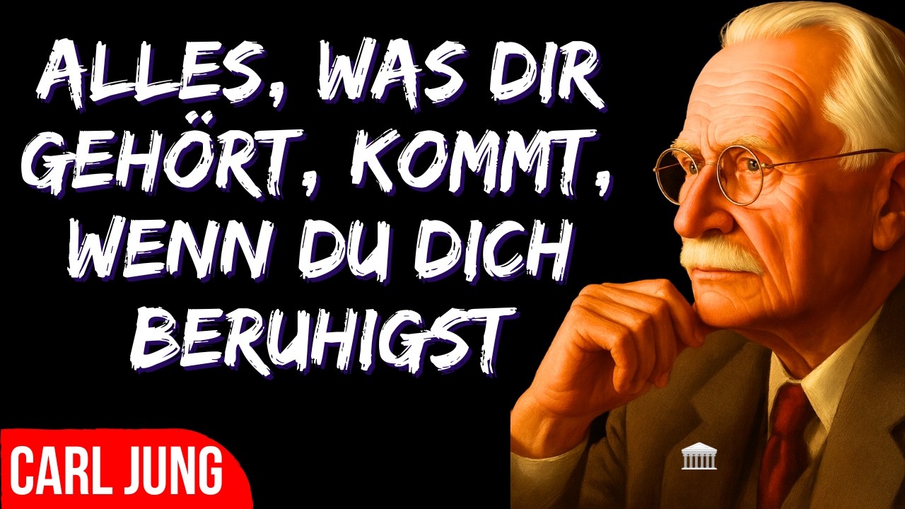 Alles, was dazu BESTIMMT ist, dir zu gehören, MANIFESTIERT sich, wenn du dich BERUHIGST | Carl Jung
