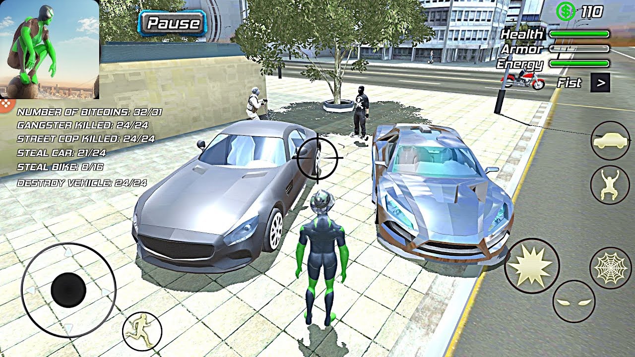 Rope Frog Ninja Hero - Strange Gangster Vegas #6 My Supercar Collection | Android GamePlay HD