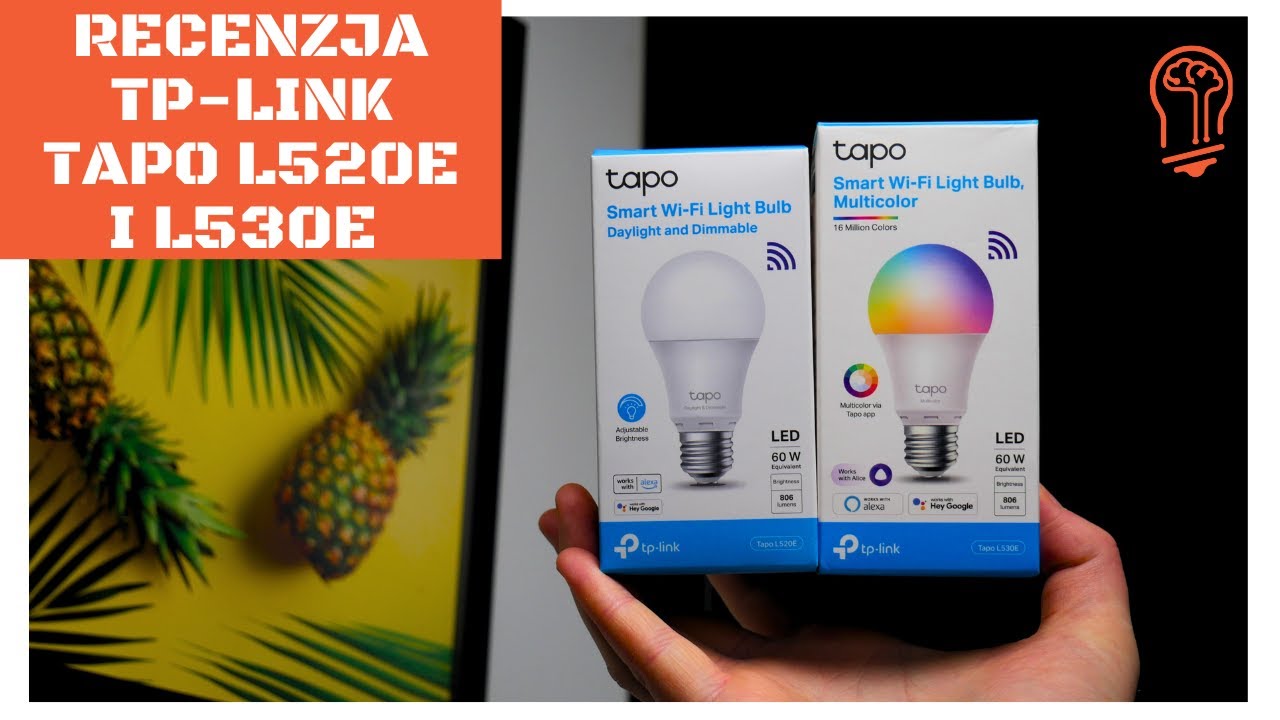 Recenzja żarówek Tapo L520E (naturalny biały) i Tapo L530E (kolorowa). Test smart oświetlenia 💡🤩