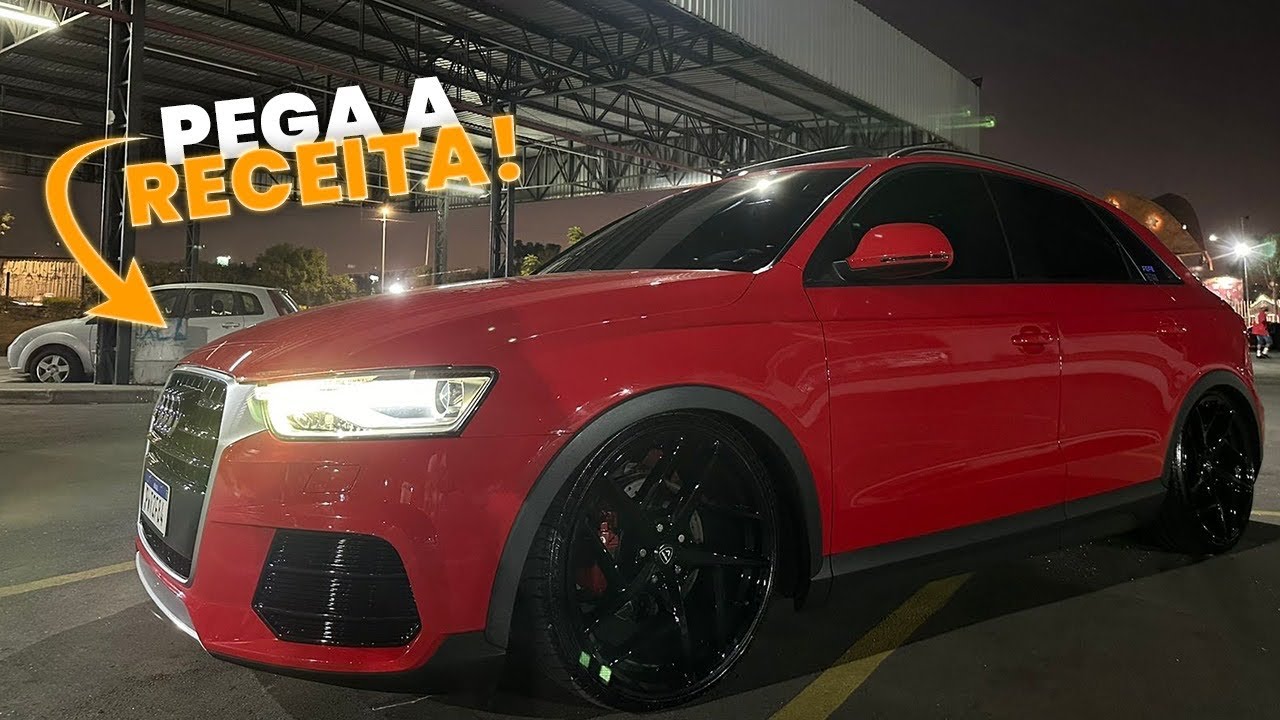 AUDI Q3 1.4 SUSPENSÃO FIXA ARO 20 CONFIRA