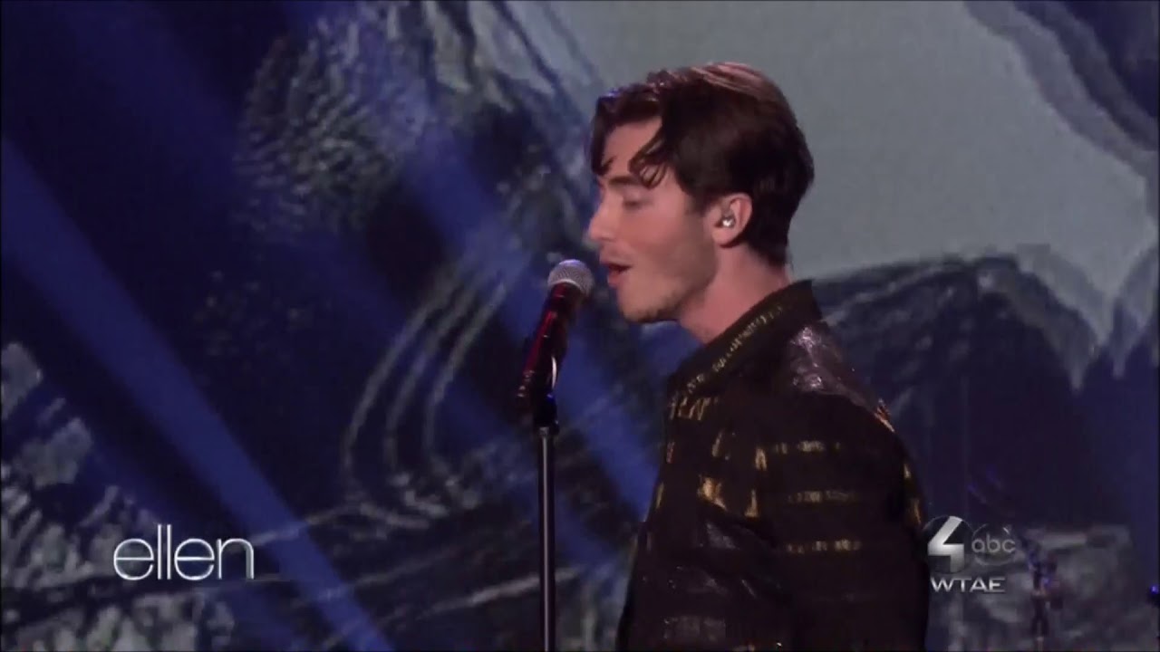 Greyson Chance sings "Shut Up" on Ellen April 4, 2019 HD 1080p