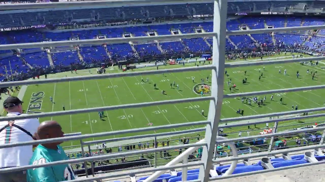 Back again at m&t bank stadium
