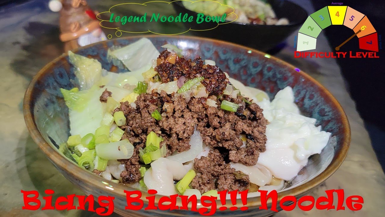 Homemade Biang Biang Noodles with Recipes ASMR Cooking